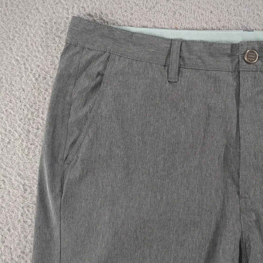 Free Fly Shorts Mens 36 Gray 8 Inch Stretch Chino Performance Casual Travel